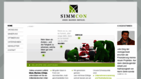 What Simmcon.de website looked like in 2016 (7 years ago)