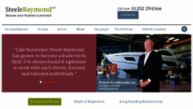 What Steeleraymond.co.uk website looked like in 2016 (7 years ago)