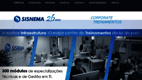 What Sisnema.com.br website looked like in 2016 (7 years ago)