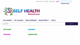 What Selfhealth.com website looked like in 2016 (7 years ago)