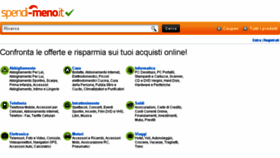 What Spendi-meno.it website looked like in 2016 (7 years ago)