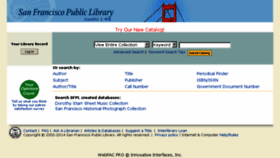 What Sflib1.sfpl.org website looked like in 2016 (7 years ago)