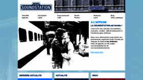 What Soundstation.be website looked like in 2016 (7 years ago)