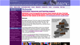 What Schoolsliaison.org.uk website looked like in 2016 (7 years ago)