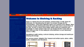 What Shelvingandracking.com.au website looked like in 2016 (7 years ago)