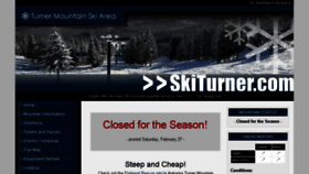 What Skiturner.com website looked like in 2016 (7 years ago)