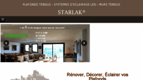 What Starlak.com website looked like in 2016 (7 years ago)