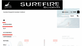What Surefireboards.com website looked like in 2016 (7 years ago)