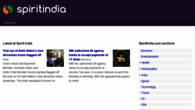 What Spiritindia.com website looked like in 2016 (7 years ago)
