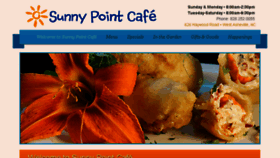 What Sunnypointcafe.com website looked like in 2016 (7 years ago)