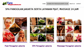What Spapanggilanjakarta.com website looked like in 2016 (9 years ago)