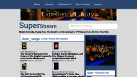 What Superstream.video website looked like in 2016 (7 years ago)