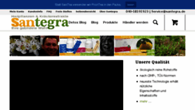 What Santegra.de website looked like in 2016 (7 years ago)