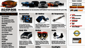 What Streetbeatcustoms.com website looked like in 2016 (7 years ago)