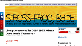 What Stressfreebaby.com website looked like in 2016 (7 years ago)