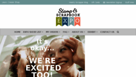 What Scrapbookexpo.com website looked like in 2016 (7 years ago)