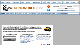 What Simracingworld.com website looked like in 2016 (7 years ago)