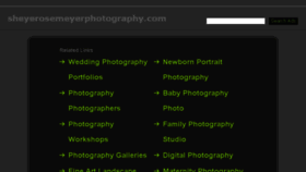 What Sheyerosemeyerphotography.com website looked like in 2016 (7 years ago)
