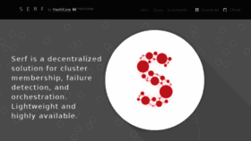 What Serfdom.io website looked like in 2016 (9 years ago)