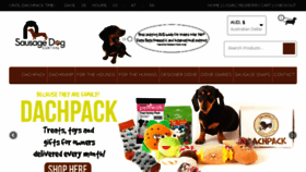 What Sausagedogcentral.com.au website looked like in 2016 (7 years ago)