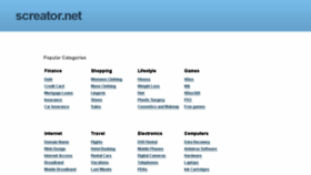 What Screator.net website looked like in 2016 (7 years ago)