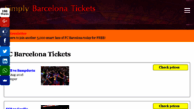 What Simplybarcelonatickets.co.uk website looked like in 2016 (7 years ago)