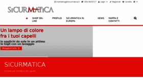 What Sicurmatica.it website looked like in 2016 (7 years ago)