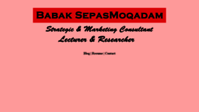 What Sepasmoqadam.com website looked like in 2016 (9 years ago)