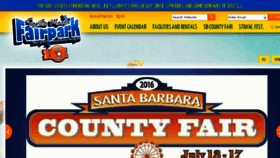 What Santamariafairpark.com website looked like in 2016 (7 years ago)