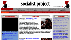 What Socialistproject.ca website looked like in 2016 (7 years ago)