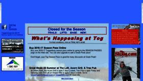 What Skitog.com website looked like in 2016 (7 years ago)