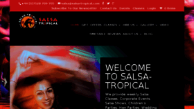 What Salsa-tropical.com website looked like in 2016 (7 years ago)