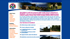 What Scotcycle.co.uk website looked like in 2016 (7 years ago)