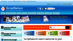 What Scriptgalore.com website looked like in 2016 (7 years ago)