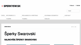 What Sperkysw.sk website looked like in 2016 (7 years ago)