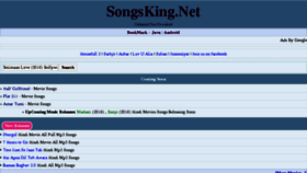 What Songsking.net website looked like in 2016 (7 years ago)