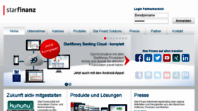 What Starfinanz.de website looked like in 2016 (7 years ago)