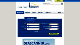 What Sea-scanner.com website looked like in 2016 (7 years ago)