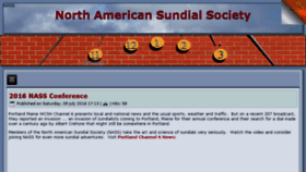 What Sundials.org website looked like in 2016 (7 years ago)