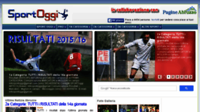 What Sportoggi.com website looked like in 2016 (7 years ago)