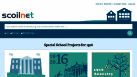 What Scoilnet.com website looked like in 2016 (7 years ago)
