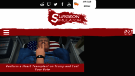 What Surgeonsimulator2013.com website looked like in 2016 (7 years ago)