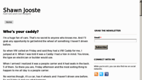 What Shawnjooste.com website looked like in 2011 (13 years ago)
