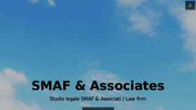 What Smaf-legal.com website looked like in 2016 (7 years ago)