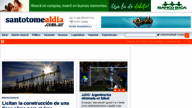 What Santotomealdia.com.ar website looked like in 2016 (7 years ago)