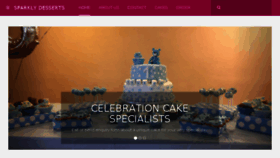What Sparkly-desserts.com website looked like in 2016 (7 years ago)