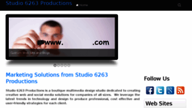 What Studio6263productions.com website looked like in 2016 (7 years ago)