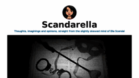 What Scandarella.com website looked like in 2016 (7 years ago)