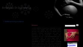 What Settimanedigravidanza.com website looked like in 2016 (7 years ago)