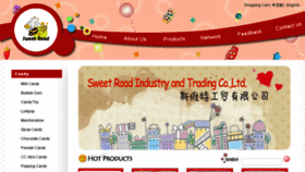 What Sweetroad.net website looked like in 2016 (7 years ago)